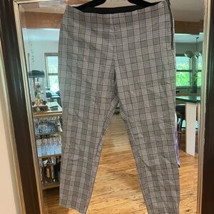 a new day Black and White Plaid Pants